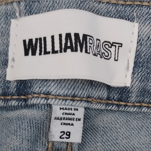 William Rast Light Wash Distressed Sculpted High Rise Skinny Jeans NWT - Picture 2 of 14